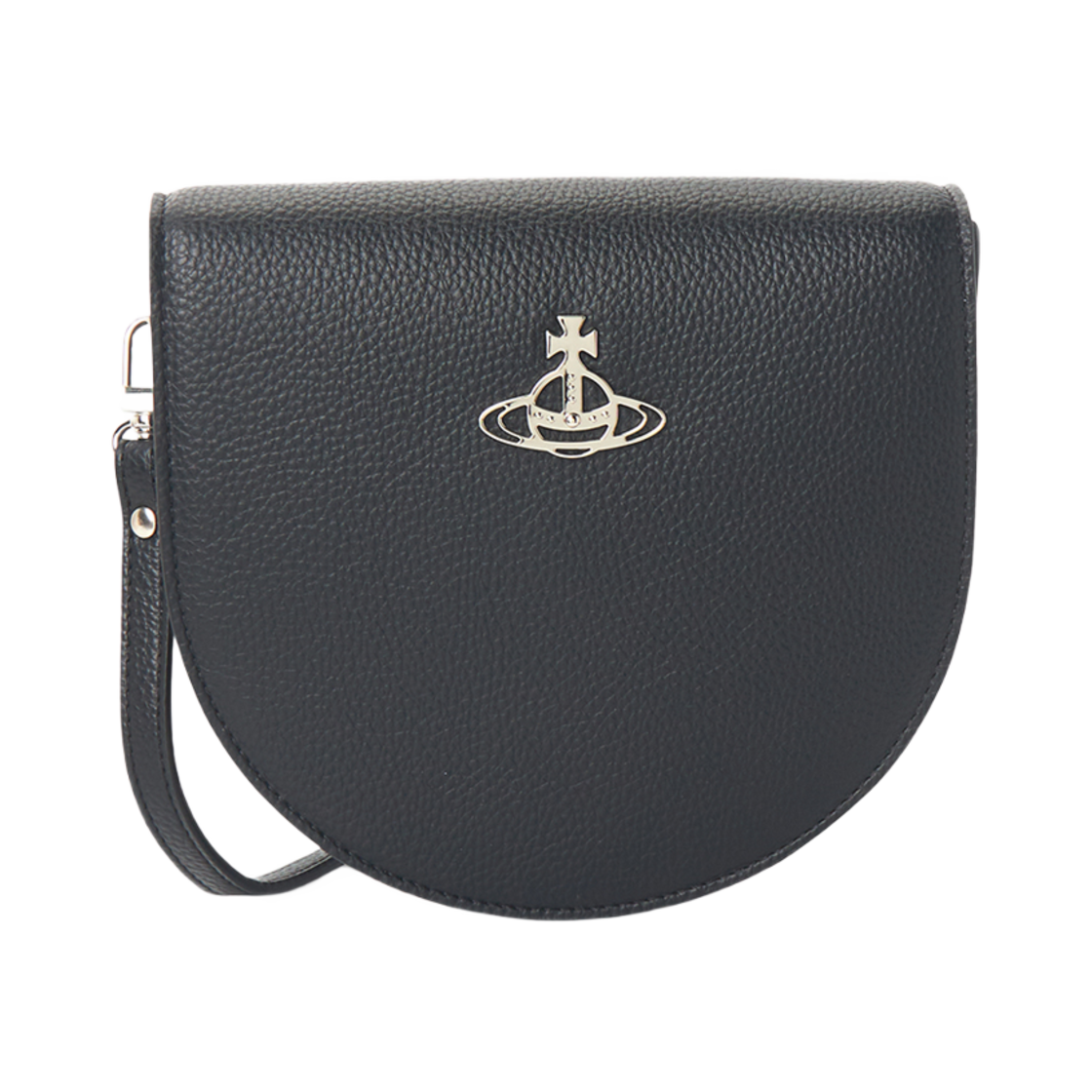5801000AW-S000D-N403 Vivienne Westwood Saddle Bag Black
