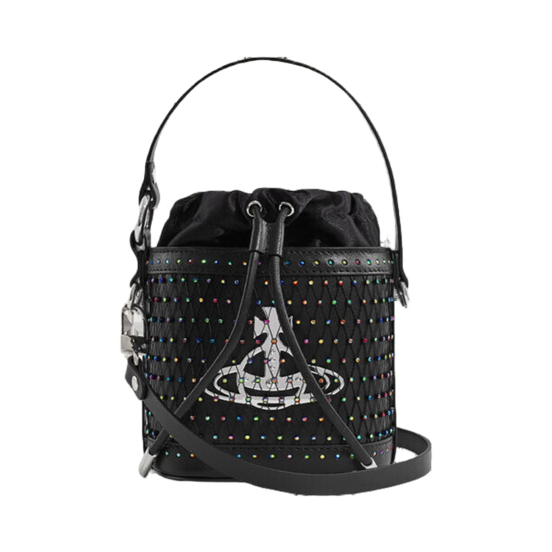 비비안 웨스트우드 데이지 드로우스트링 버킷백 블랙 크리스탈(Vivienne Westwood Daisy Drawstring Bucket Bag Black Crystal) - 1