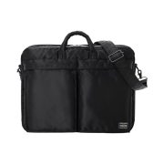 Porter All New Tanker 2Way Document Bag Zip Black