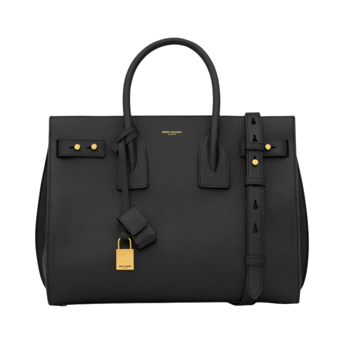 생로랑 삭 드 주르 스몰 서플 그레인 레더 블랙(Saint Laurent Sac De Jour Small in Supple Grained Leather Black) - 1