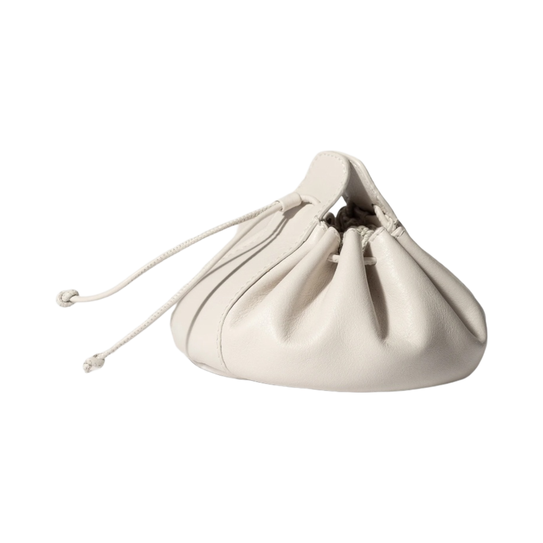 WBR22COMP002 Hereu Fruita Packable Knitted Cotton Net Bag Cream