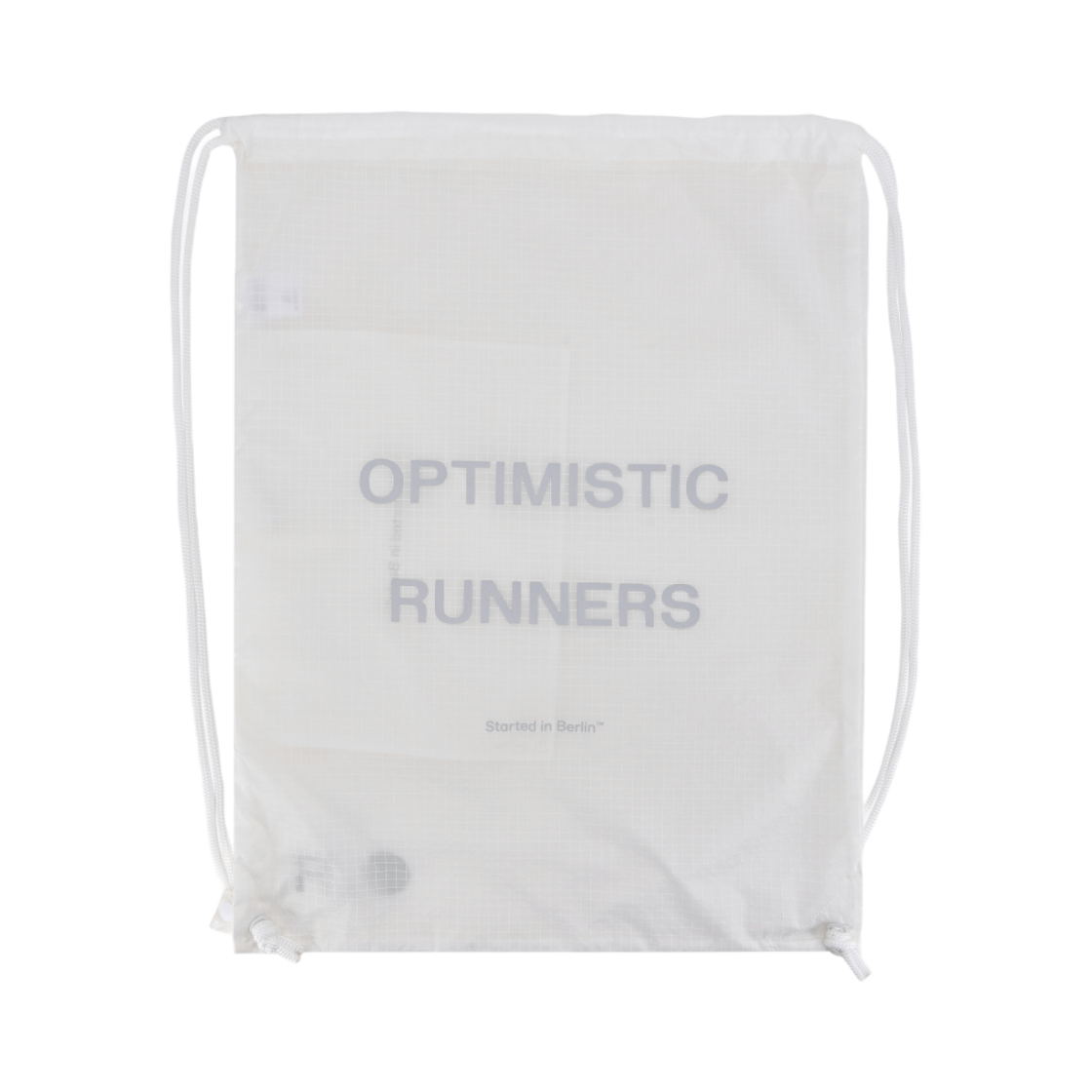 - Optimistic Runners Shopper Bag White