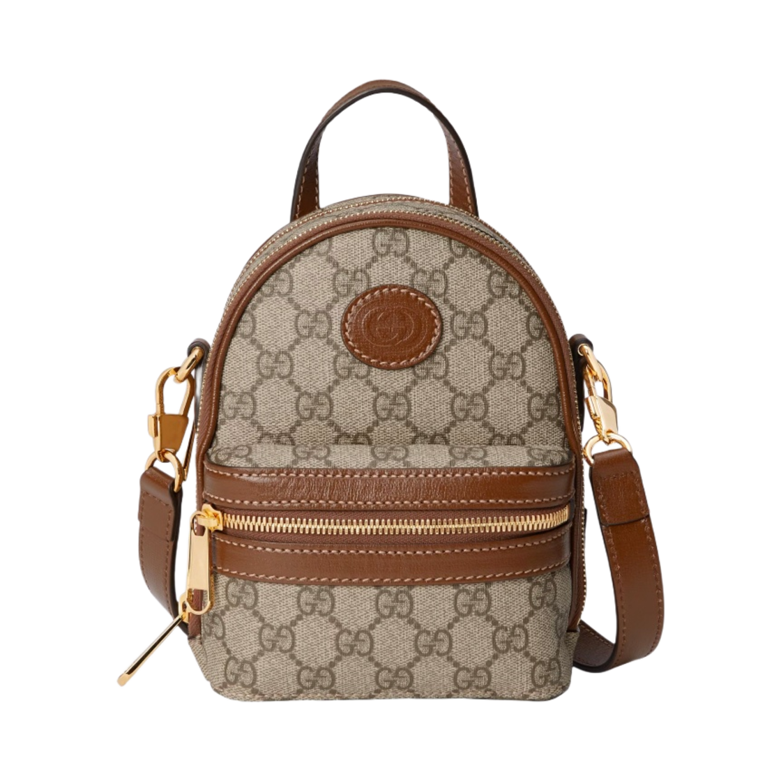 구찌 멀티 펑션 백 인터로킹 G 베이지 에보니 슈프림(Gucci Multi Function Bag with Interlocking G Beige Ebony Supreme) - 1