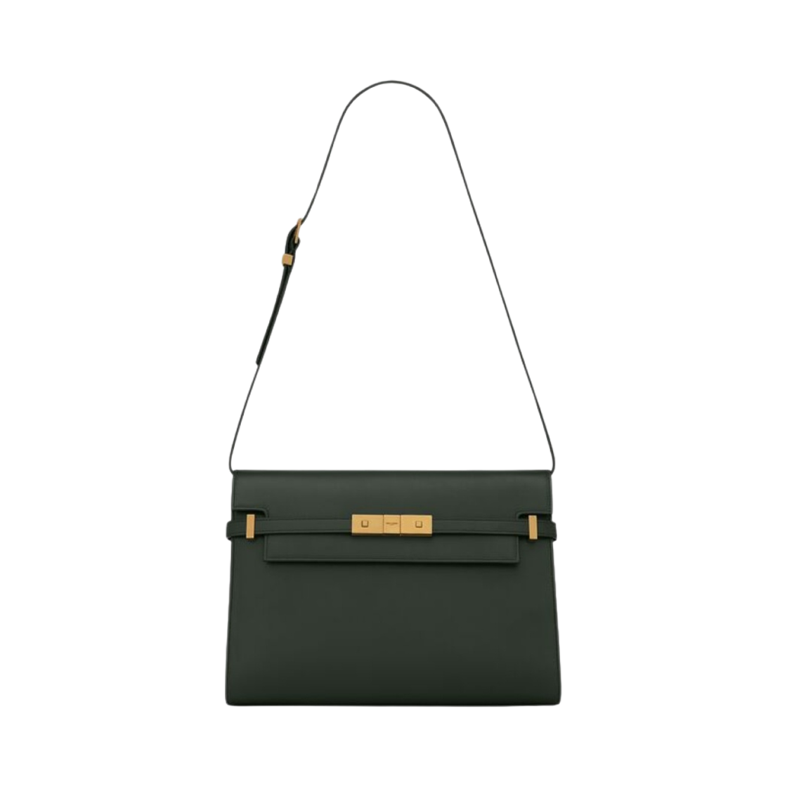 생로랑 맨하탄 숄더백 박스 생로랑 레더 다크 그린(Saint Laurent Manhattan Shoulder Bag In Box Saint Laurent Leather Dark Green) - 1