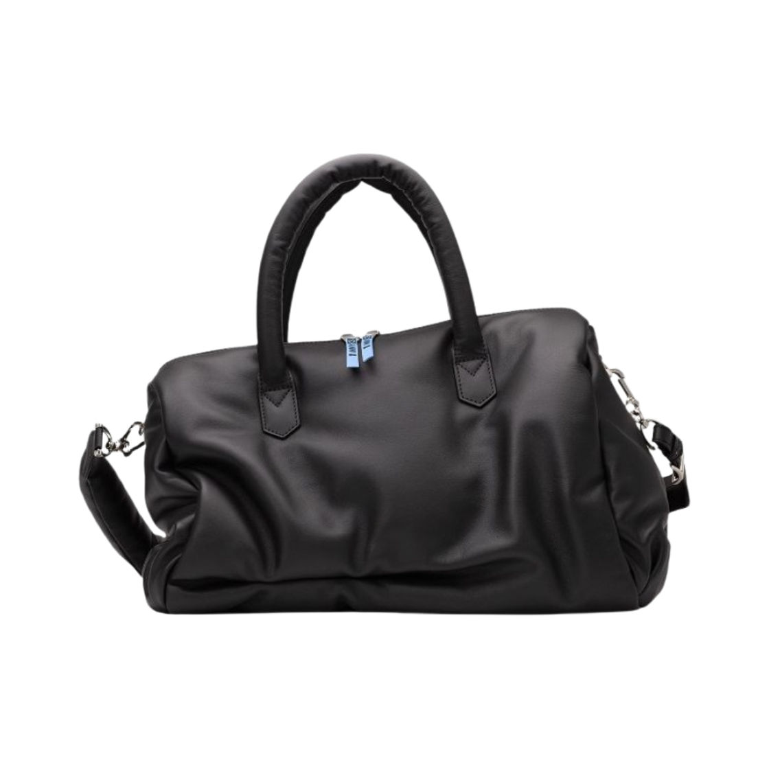 A11BG703-BLACK Maison Mihara Yasuhiro Puffer Boston Bag Black