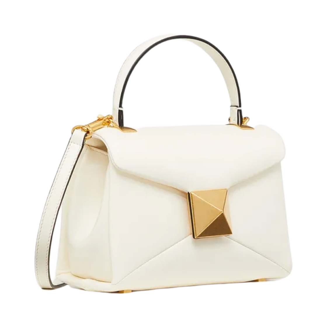 발렌티노 나파 레더 미니 원 스터드 핸드백 아이보리(Valentino Mini One Stud Handbag in Nappa Leather Ivory) - 2