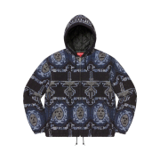 Supreme Woven Hooded Jacket Blue - 22FW