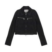 (W) Matin Kim Crinkle Crop Jumper Charcoal