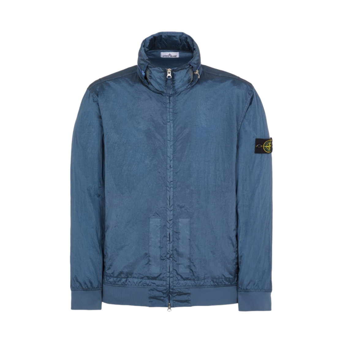스톤 아일랜드 41920 나일론 메탈 와트로-TC 에코닐 재생 나일론 아비오 블루 - 23SS(Stone Island 41920 Nylon Metal Watro-TC in Econyl Regenerated Nylon Avio Blue - 23SS) - 1