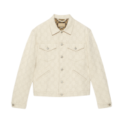 Gucci GG Cotton Jacquard Jacket Ivory