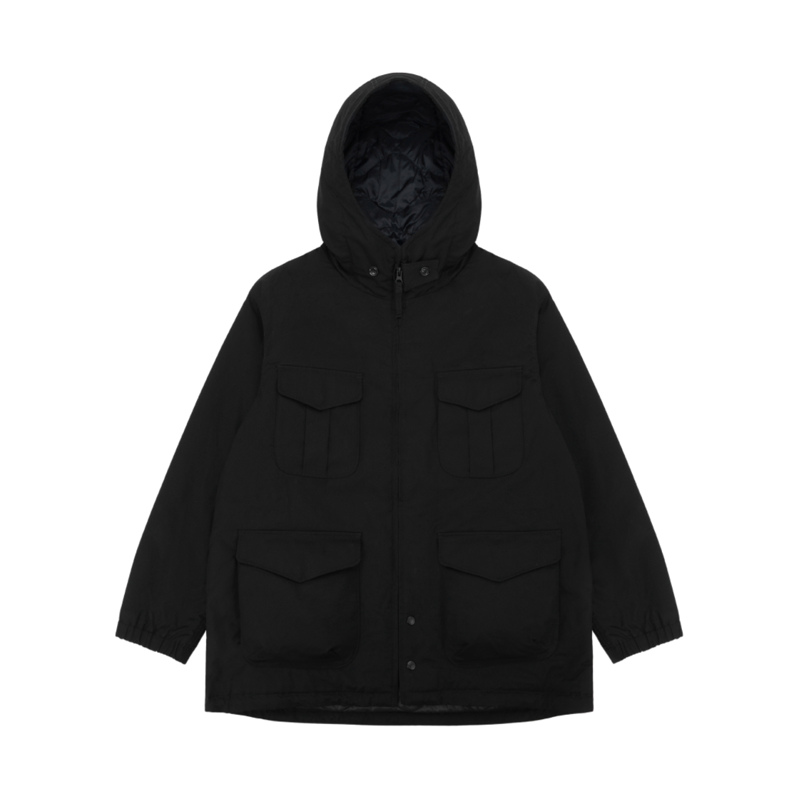 유니클로 x 엔지니어드 가먼츠 퍼프테크 유틸리티 자켓 블랙 - US(Uniqlo x Engineered Garments Pufftech Utility Jacket Black - US)