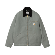 Carhartt WIP Organic Cotton Dearborn Canvas OG Detroit Jacket Smoke Green Aged Canvas - Winter