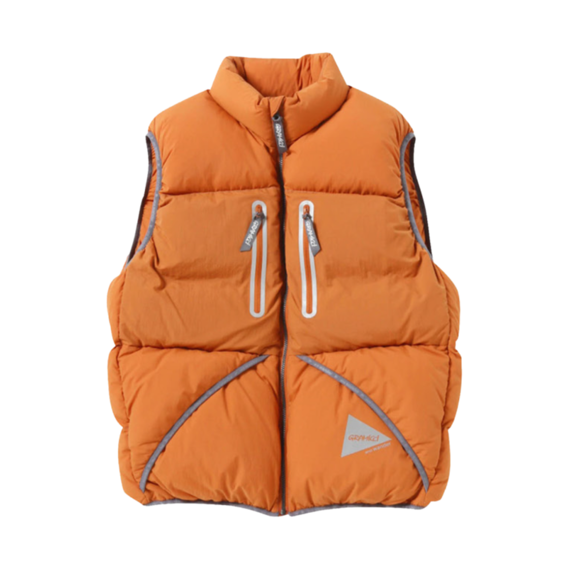 - And Wander x Gramicci Down Vest Orange
