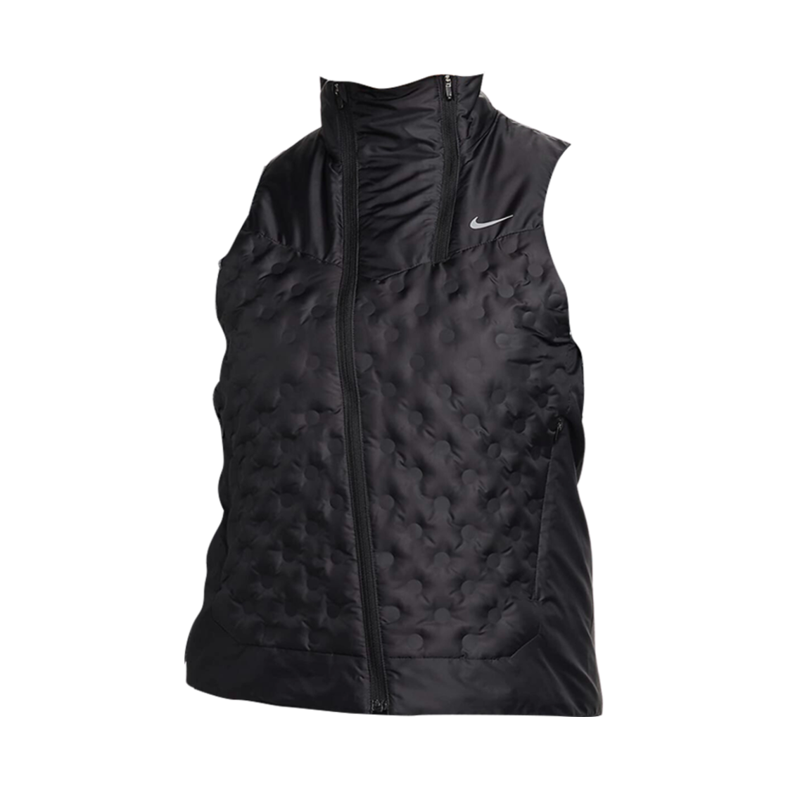 (W) 나이키 써마핏 ADV 리펠 에어로로프트 베스트 블랙 - 아시아((W) Nike Therma-Fit ADV Repel AeroLoft Vest Black - Asia)