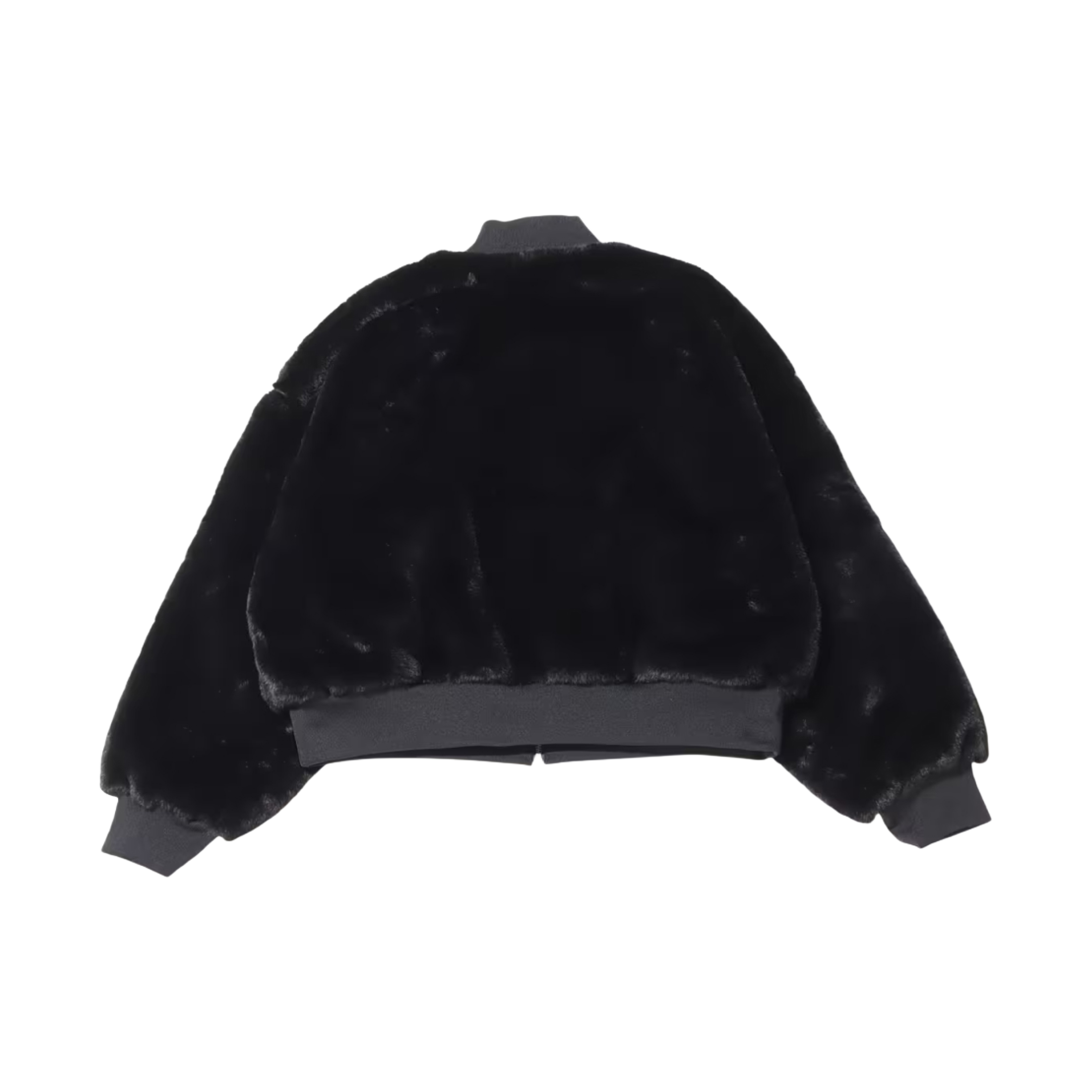 나이키 NSW 리버시블 포우 퍼 봄버 자켓 블랙 - 아시아(Nike NSW Reversible Faux Fur Bomber Jacket Black - Asia) - 2