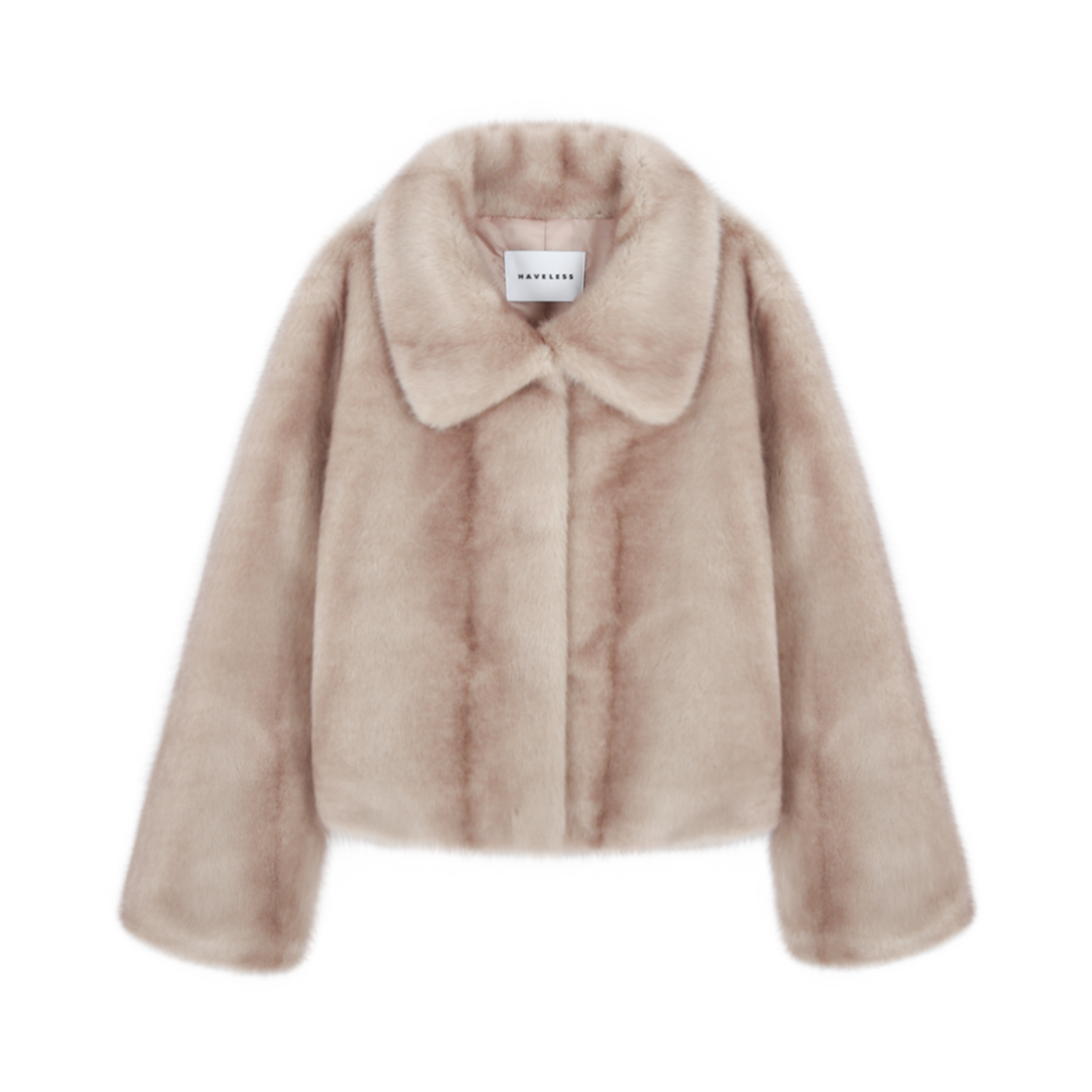 P0000BGY Haveless Mila Faux Fur Jacket Beige