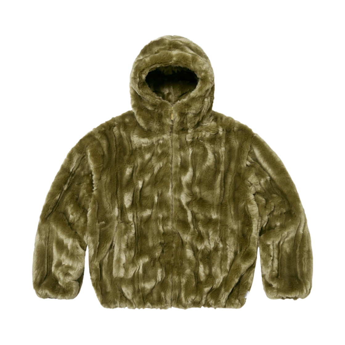 슈프림 포우 퍼 후드 자켓 올리브 - 24FW