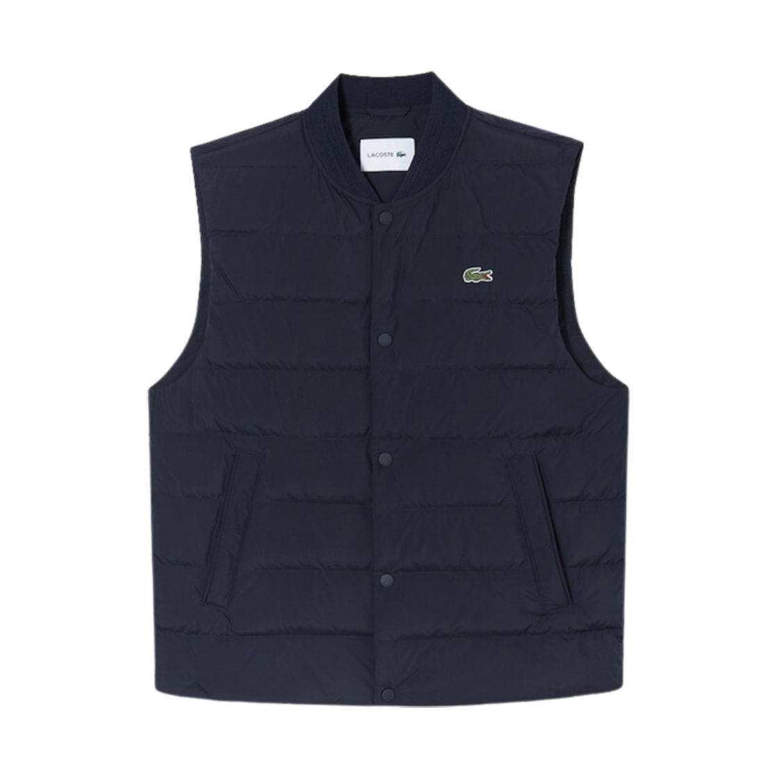 BH982E-53N-166 Lacoste Lightweight Down Vest Navy Blue