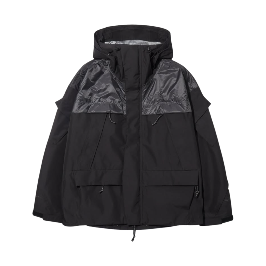노스 페이스 x 인빈시블 고어텍스 하이브리드 하드쉘 자켓 블랙(The North Face x Invincible Goretex Hybrid Hardshell Jacket Black) - 1