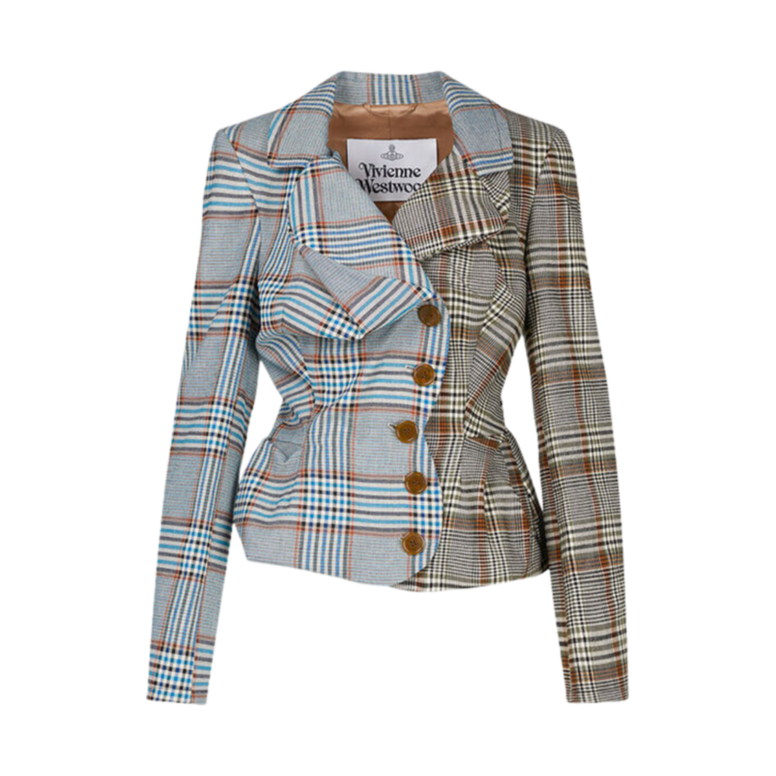 (W) 비비안 웨스트우드 드렁큰 테일러드 자켓 믹스((W) Vivienne Westwood Drunken Tailored Jacket Mix) - 1