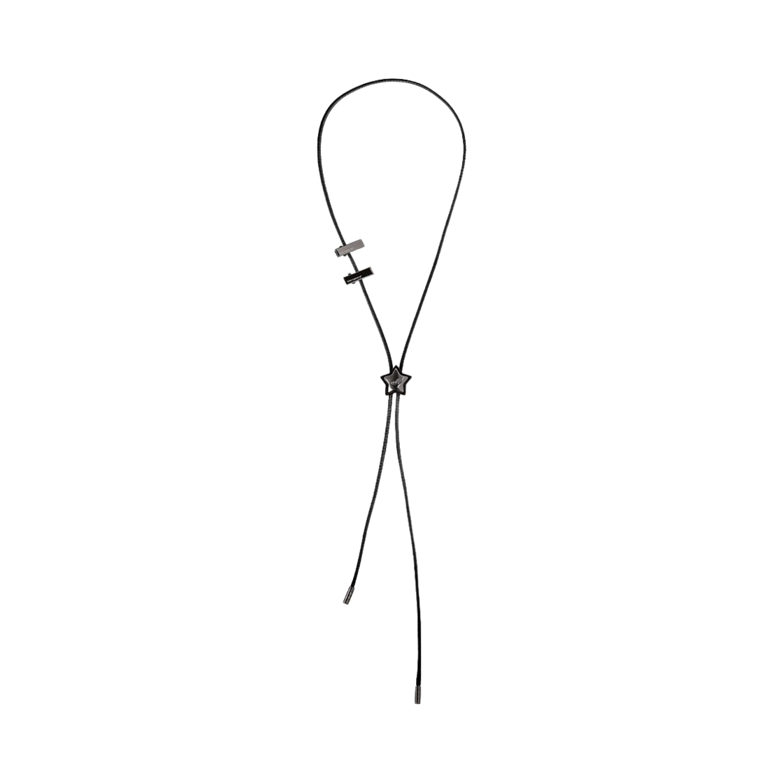 센티멍 넘버 482 스타 코드 락 네크리스 블랙/블랙