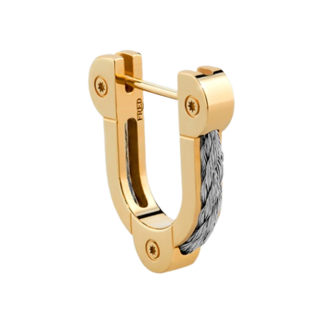 프레드 포스 10 윈치 이어링 옐로우 골드 스틸(Fred Force 10 Winch Earring Yellow Gold Steel) - 2