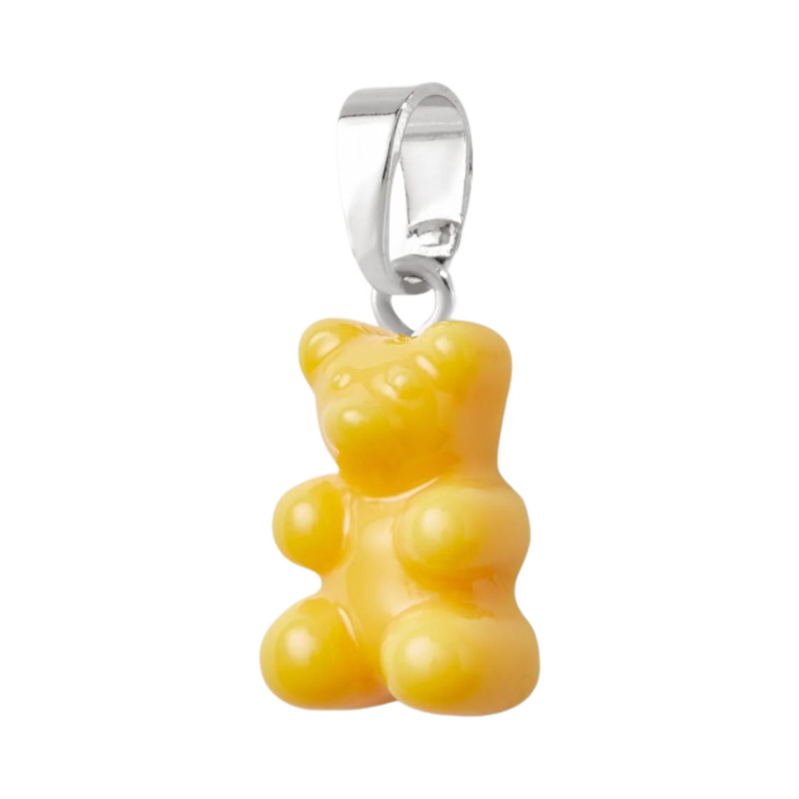 크리스탈 헤이즈 노스텔지아 베어 클래식 커넥터 실버 NYC 택시 옐로우(Crystal Haze Nostalgia Bear with Classic Connector Silver NYC Taxi Yellow)