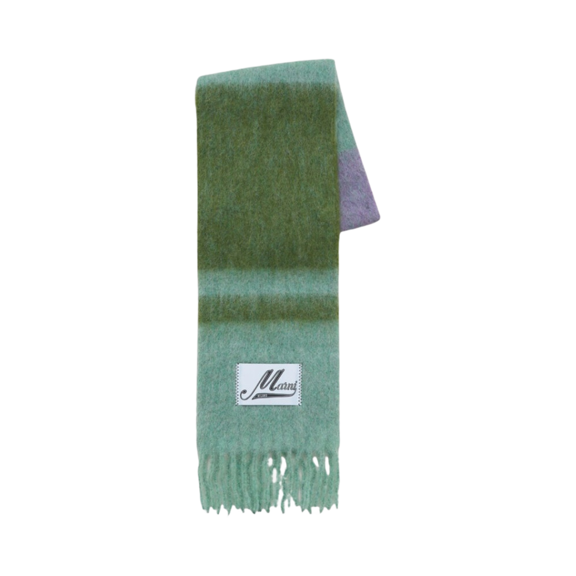 마르니 스트라이프 알파카 모헤어 스카프 키위(Marni Striped Alpaca Mohair Scarf Kiwi)