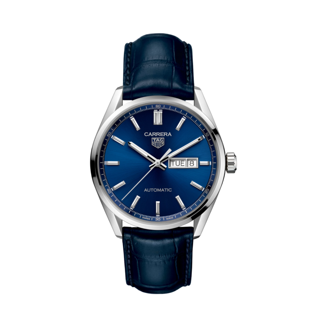 WBN2012-FC6502 TAG Heuer Carrera Day Date Calibre 5 Automatic Steel Blue