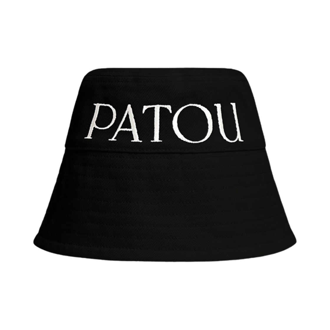 파투 코튼 버킷햇 블랙(Patou Cotton Bucket Hat Black)