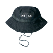 C.P. Company x END. Adapt Blu Bucket Hat Black Navy