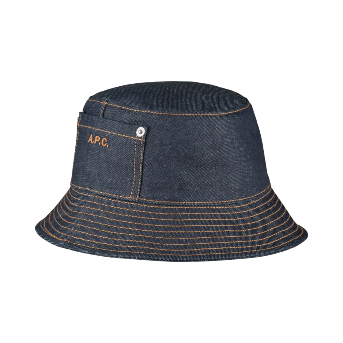 COCSX-M24125-IAI A.P.C. Thais Bucket Hat Indigo