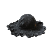 Kapital 12 oz. Magpie Denim Radio Tulip Hat Black