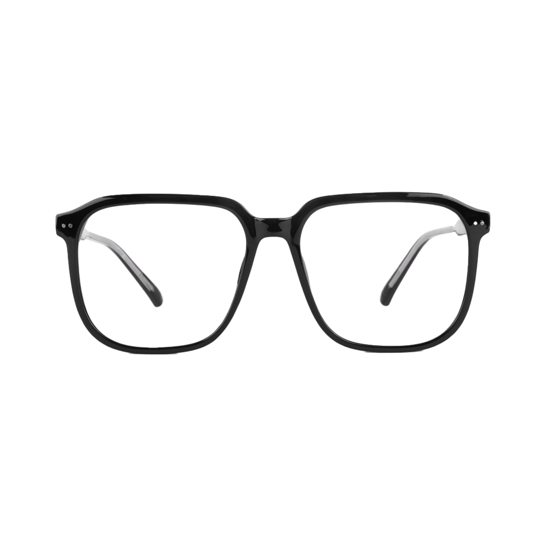 한글 긱시크 오버사이즈 안경 블랙