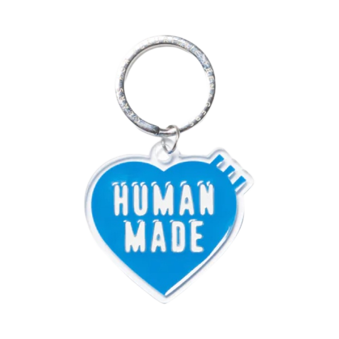 휴먼 메이드 아크릴 하트 키링 블루(Human Made Acrylic Heart Keyring Blue)