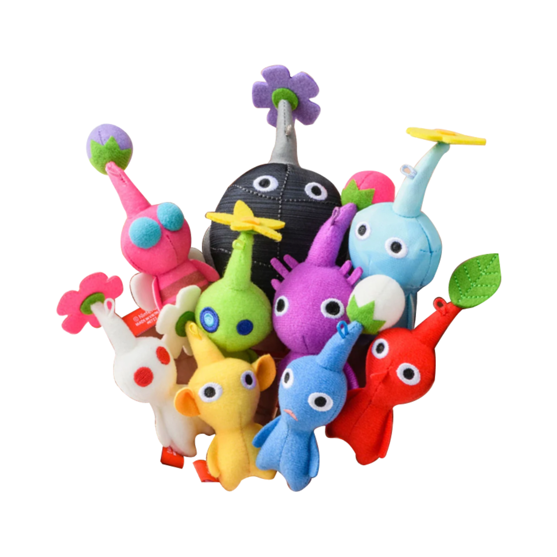 닌텐도 피크민 마스코트 키링 (9개 세트)(Nintendo Pikmin Mascot Keyring (Set of 9))