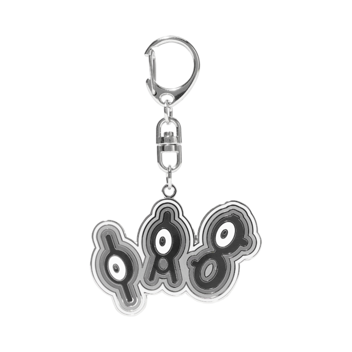 아이앱 스튜디오 x 포켓몬 안농 키링 그레이(IAB Studio x Pokemon Unown Keyring Gray)