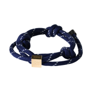 (W) Miu Miu Cord Bracelet Baltic Blue