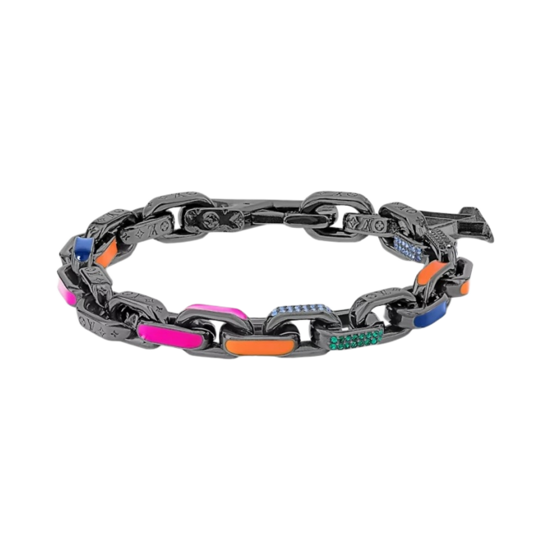 MP3361/MP3362 Louis Vuitton Paradise Chain Bracelet Metal with Multicolor