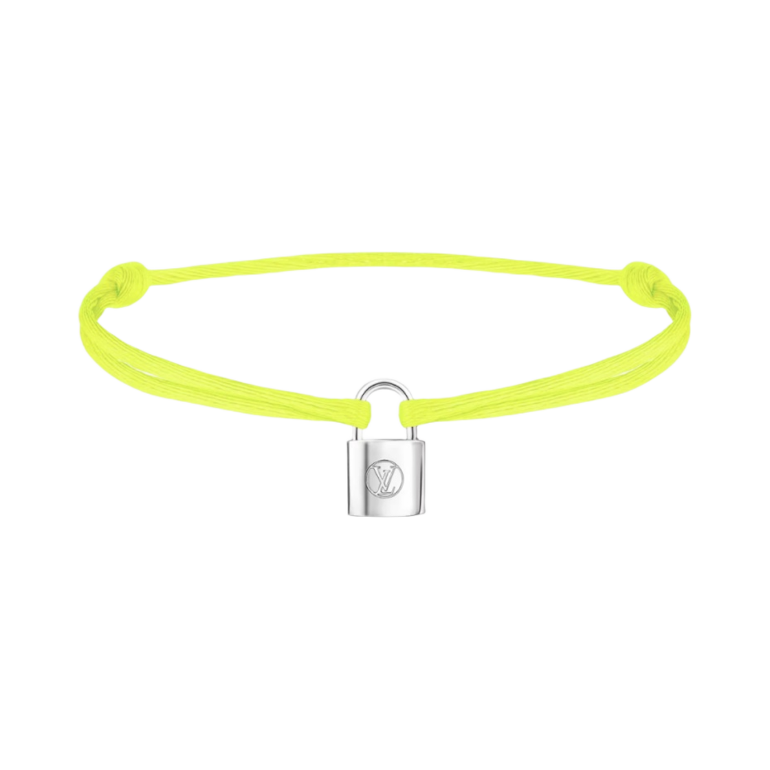 루이비통 실버 락킷 컬러 브레이슬릿 스털링 실버 플루오 옐로우(Louis Vuitton Silver Lockit Color Bracelet Sterling Silver Fluo Yellow) - 1