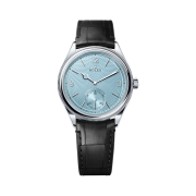 Rolex Perpetual 1908 39mm 52506 Ice Blue Rice-Grain Motif Platinum Alligator Strap Bracelet