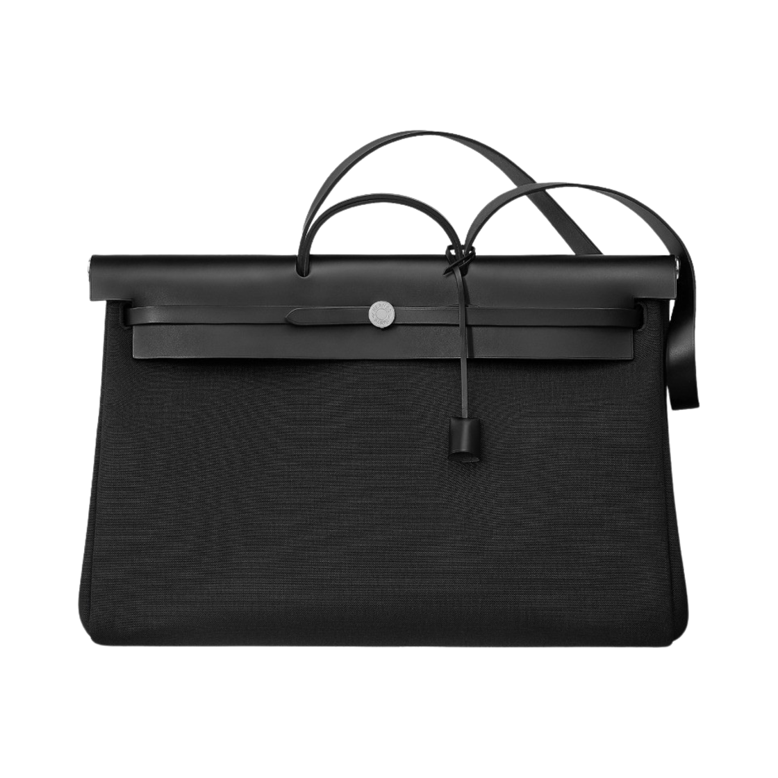 에르메스 에르백 집 캐빈 백 밀리터리 캔버스 & 팔라듐 누아(Hermes Herbag Zip Cabine Bag Military Canvas & Palladium Noir) - 1