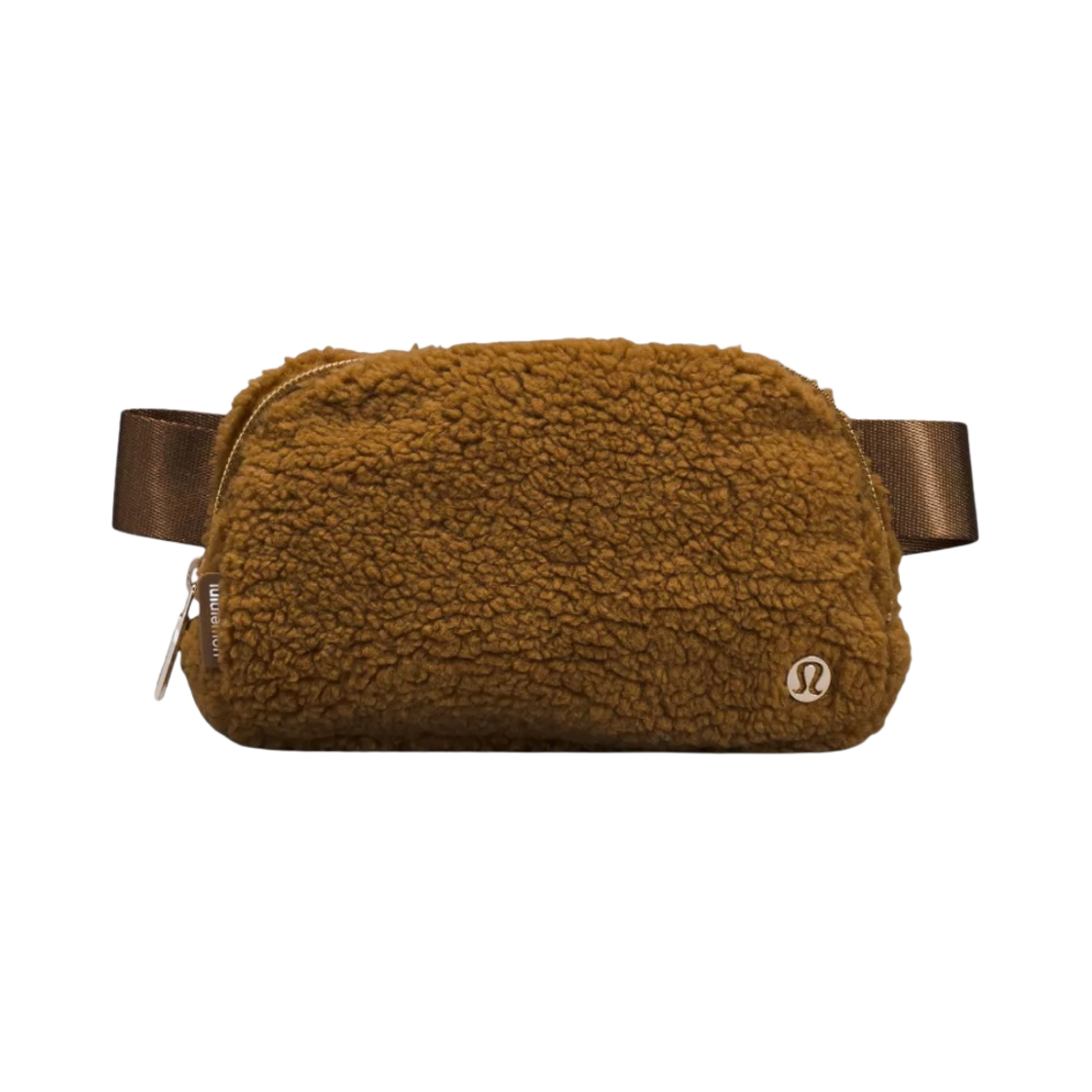 LW9DUUS-45657 Lululemon Everywhere Fleece Belt Bag Velour 1L Natural Burnt Caramel