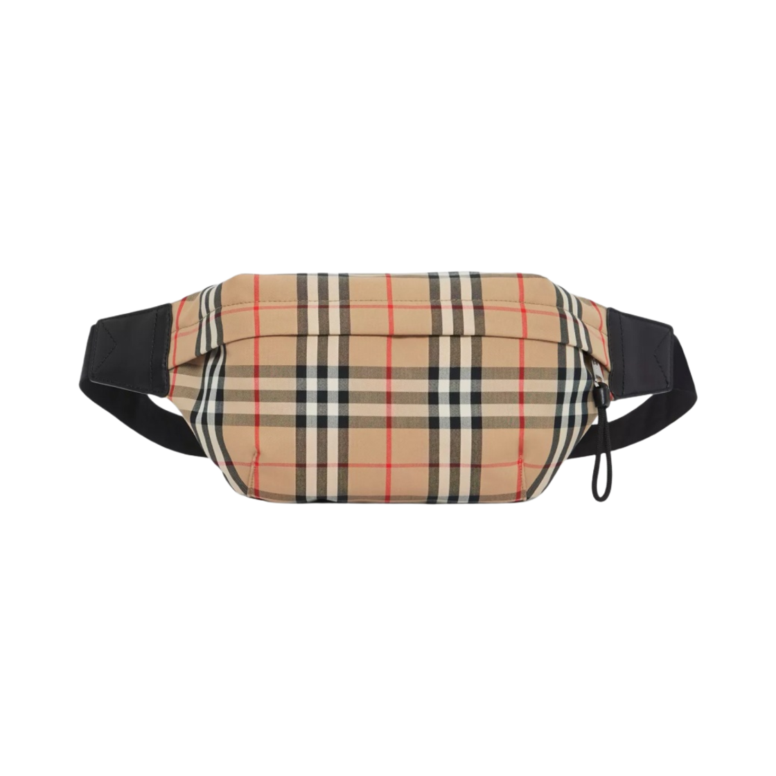 버버리 미디움 빈티지 체크 본디드 코튼 범백 아카이브 베이지(Burberry Medium Vintage Check Bonded Cotton Bum Bag Archive Beige)