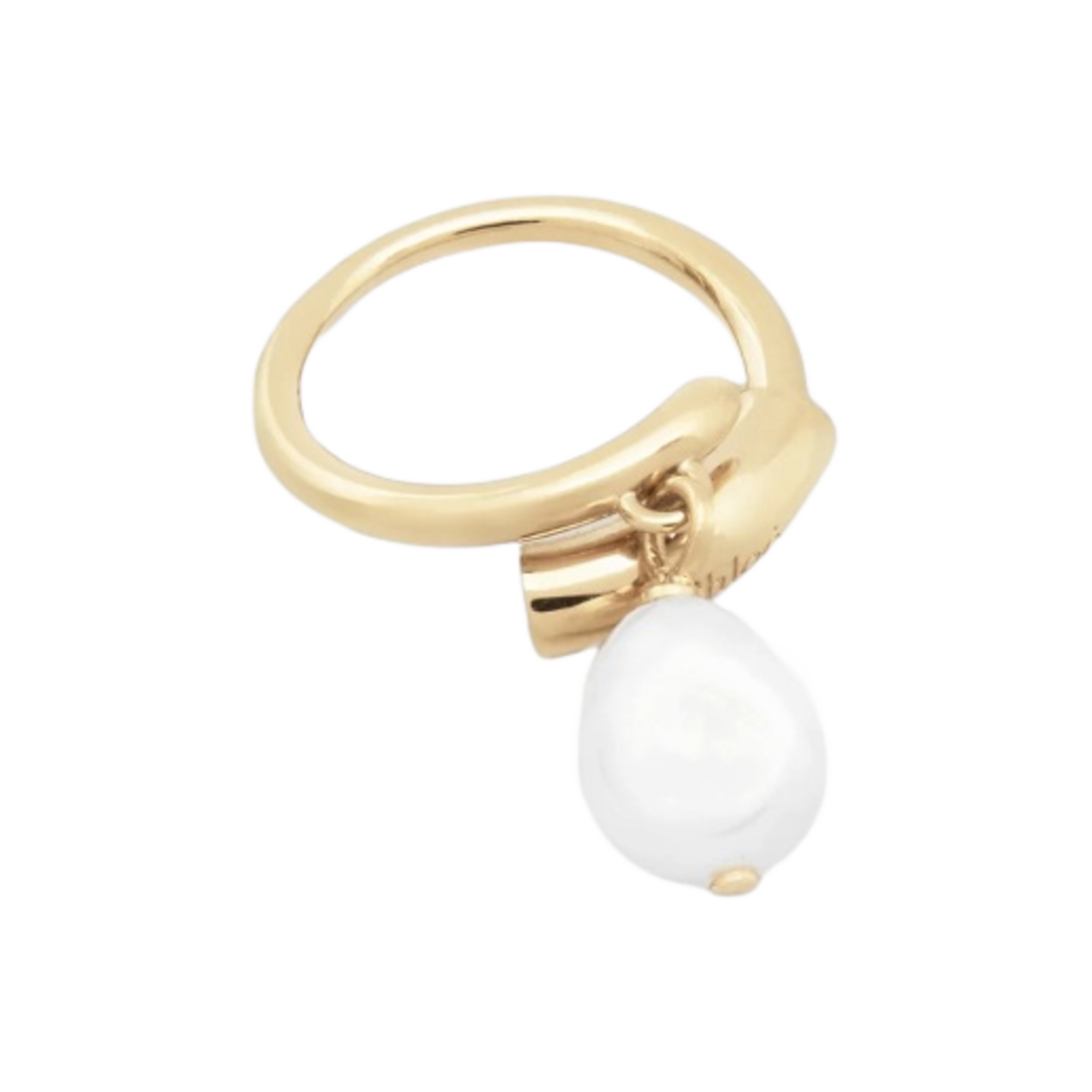 CHC19SFR53CPN105 (W) Chloe Darcey Baroque Ring Pearl