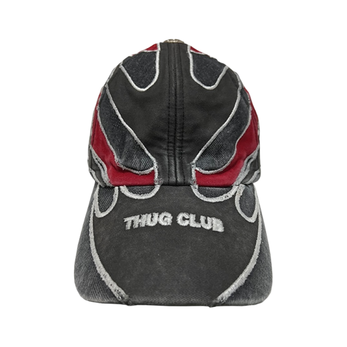 떠그 클럽 쵸퍼 플레임 스터드 캡 레드