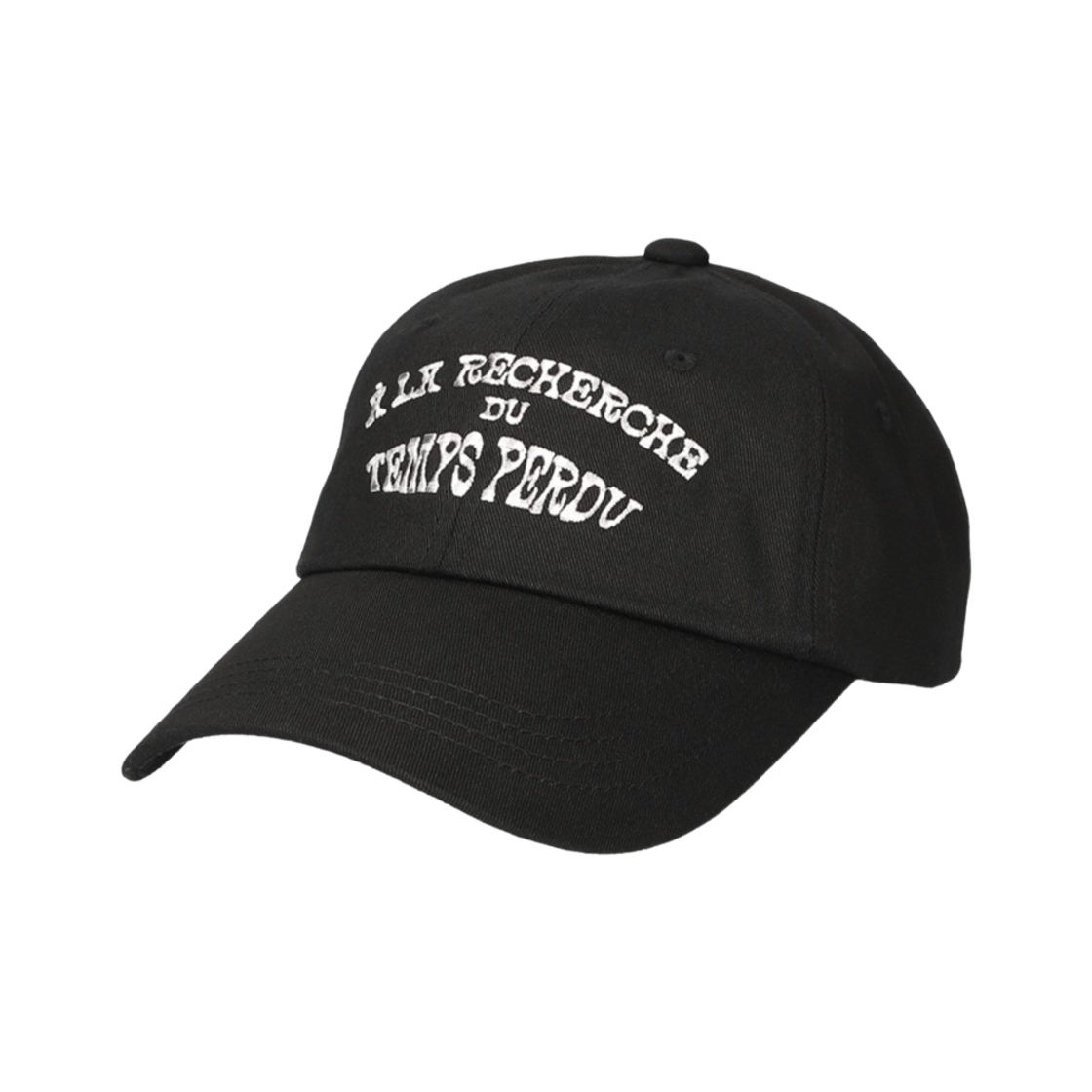 22FW-BCCLRTB Traktat In Search of Lost Time Ball Cap Black