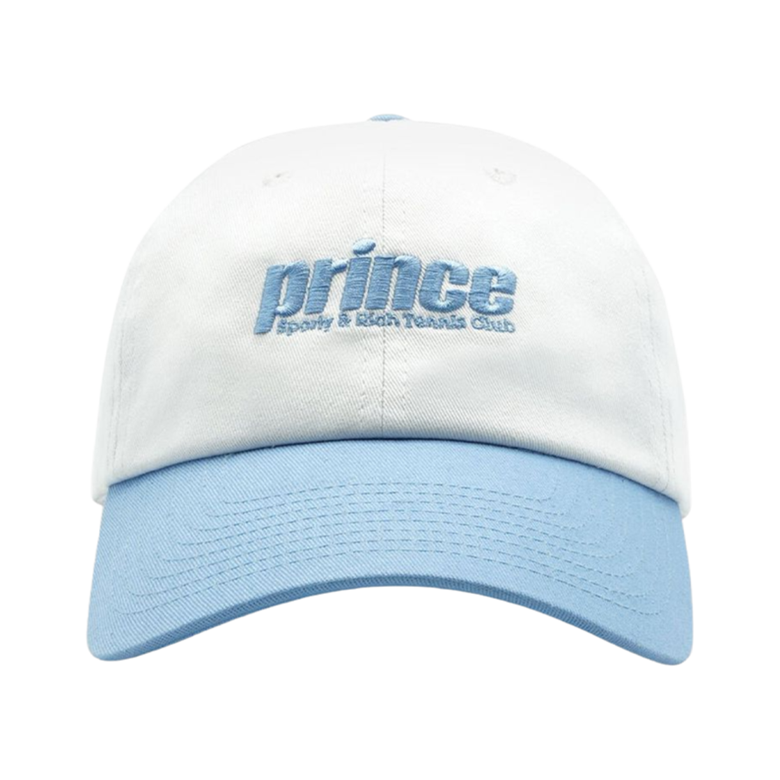 AC1062WH Sporty & Rich x Prince Sporty Hat White Blue
