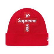Supreme New Era Cross Box Logo Beanie Red - 20FW