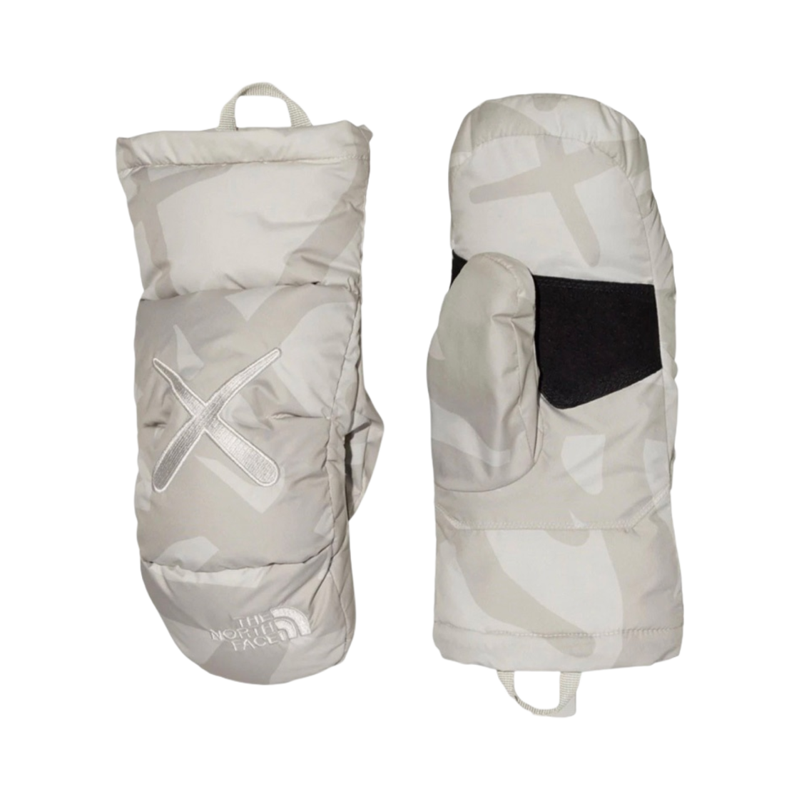 노스페이스 x 카우스 눕시 미트 문라이트 아이보리 프린트 - 22FW(The North Face x Kaws Nuptse Mitt Moonlight Ivory Print - 22FW) - 1